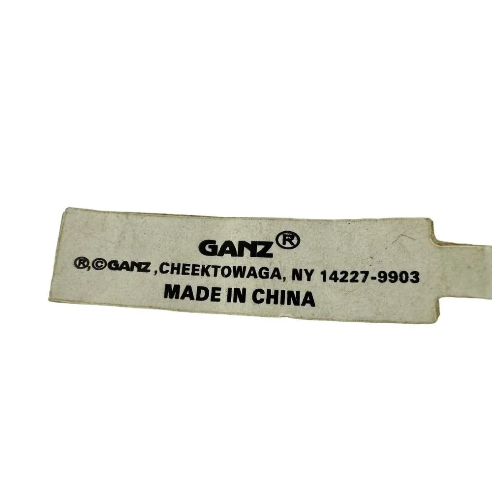 Ganz Silver Tone Collar Charm Pendant Square 